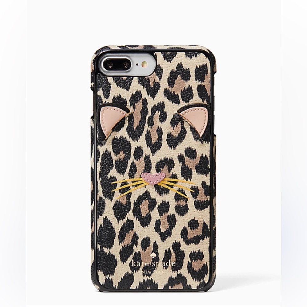 Kate Spade Feline Design iPhone Plus Case